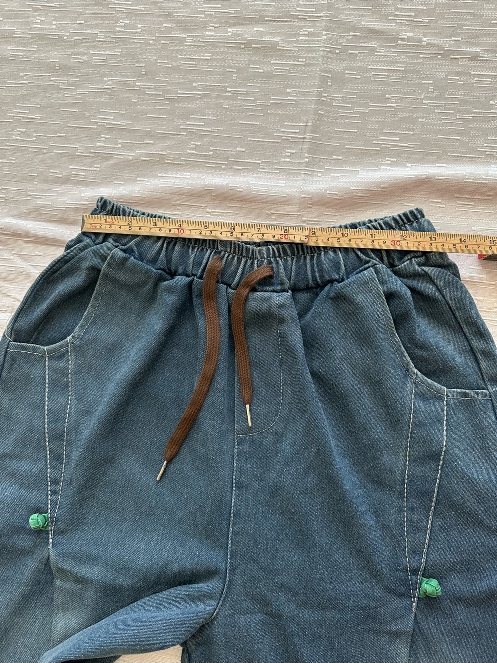 Women’s Blue Jeans Loose Elastic Waist Denim Jeans Pants - Picture 5 of 12